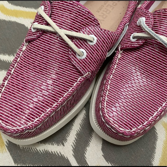 Sperry Top-Sider Pink Boat Shoes - Picture 3 of 5